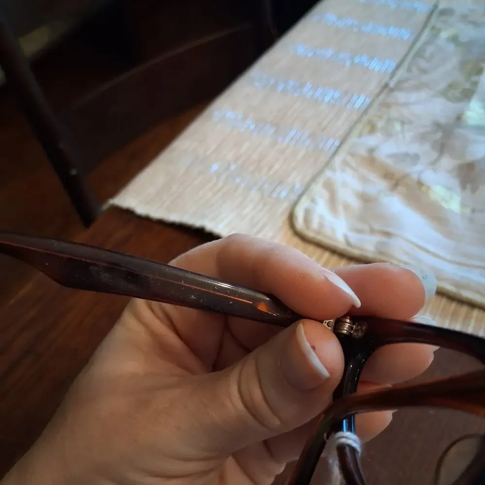 American Optical New old stock eye glasses amber sleek cat eye tortoise #2